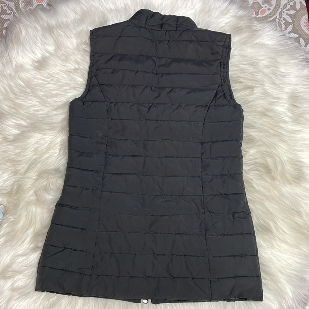 J.Jill Black Contoured Puffer vest -XS #0019 - Picture 2 of 10